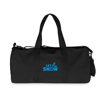 Let it snow - Recycled Canvas Sports Bag by Stanley/Stella - black - Front