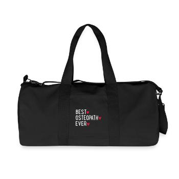 Osteopath - Recycelte Canvas-Sporttasche von Stanley/Stella - Schwarz - Vorne