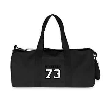 1973 - Recycled Canvas Sports Bag by Stanley/Stella - black - Front