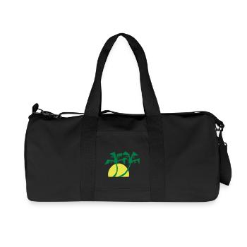 holiday urlaub ferien - Recycelte Canvas-Sporttasche von Stanley/Stella - Schwarz - Vorne