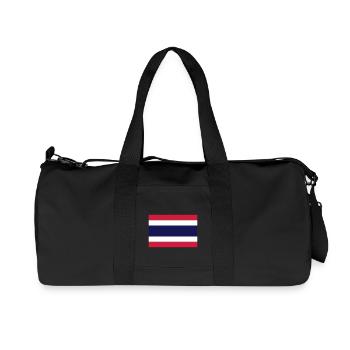 thailand - Sac de sport en toile recyclée Stanley/Stella - noir - Devant