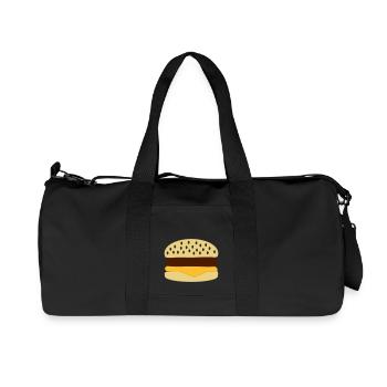Burger - Sac de sport en toile recyclée Stanley/Stella - noir - Devant