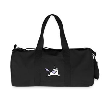 springendes Süßes Einhorn - Recycelte Canvas-Sporttasche von Stanley/Stella - Schwarz - Vorne