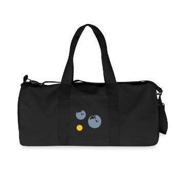 Petanque Ball cochonnet1512 - Recycelte Canvas-Sporttasche von Stanley/Stella - Schwarz - Vorne