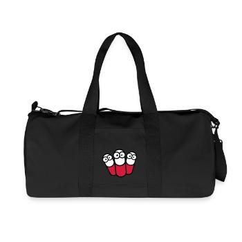 Drug Pills Team - Recycled Canvas Sports Bag by Stanley/Stella - black - Front