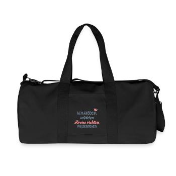 drôle - Sac de sport en toile recyclée Stanley/Stella - noir - Devant