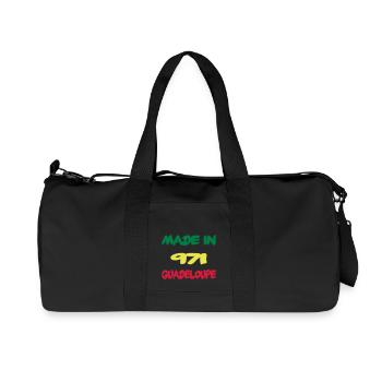Made in Guadeloupe - Sac de sport en toile recyclée Stanley/Stella - noir - Devant