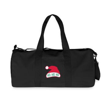 Ho Ho Ho - Recycled Canvas Sports Bag by Stanley/Stella - black - Front