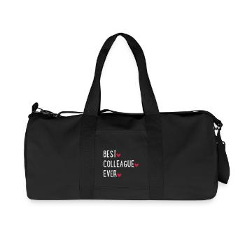 Best colleague - Recycled Canvas Sports Bag by Stanley/Stella - black - Front