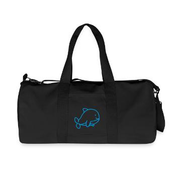 Baby Whale - Recycled Canvas Sports Bag by Stanley/Stella - black - Front