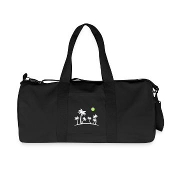Palm trees - Recycled Canvas Sports Bag by Stanley/Stella - black - Front