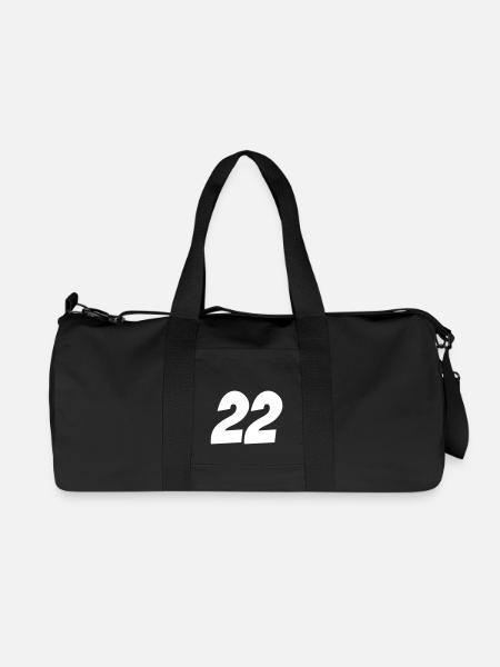22 - Recycelte Canvas-Sporttasche von Stanley/Stella - Schwarz