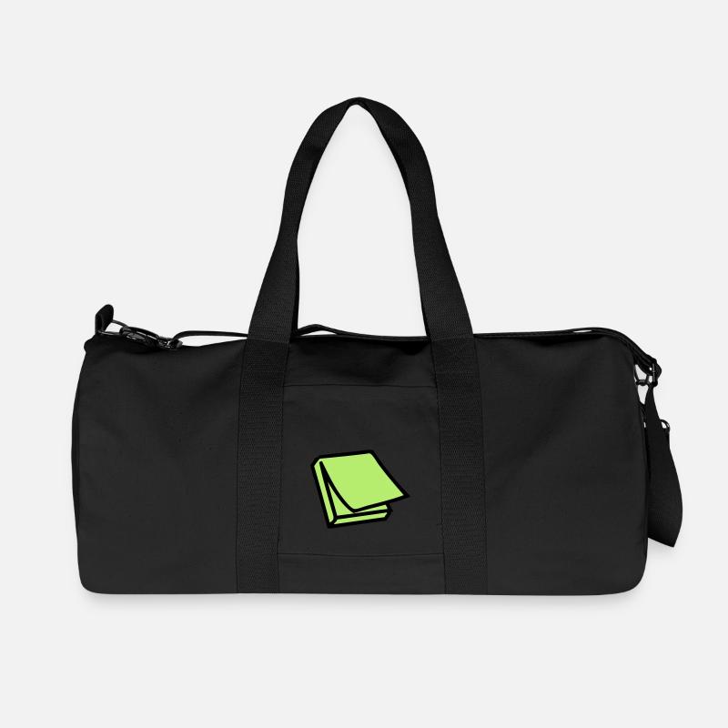 Postit - Recycelte Canvas-Sporttasche von Stanley/Stella - Schwarz
