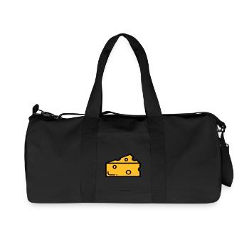 cheese - Recycled Canvas Sports Bag by Stanley/Stella - black - Front