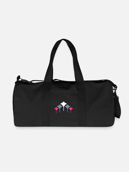 rochen mehrere - Recycelte Canvas-Sporttasche von Stanley/Stella - Schwarz