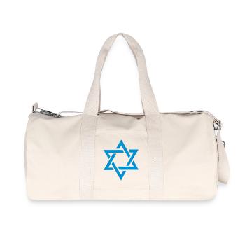 Star of David - Recycled Canvas Sports Bag by Stanley/Stella - natural - Front