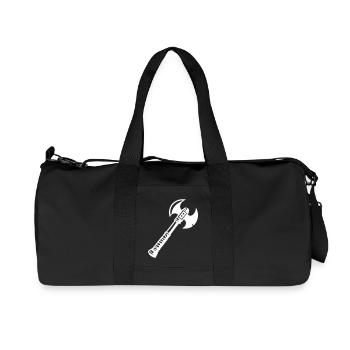 Axe 1 - Recycled Canvas Sports Bag by Stanley/Stella - black - Front