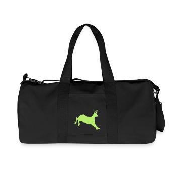The Jump (Vector) - Recycled Canvas Sports Bag by Stanley/Stella - black - Front