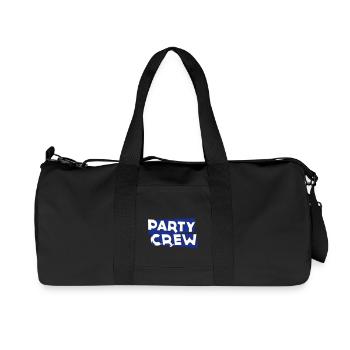 Party Crew - Recycelte Canvas-Sporttasche von Stanley/Stella - Schwarz - Vorne