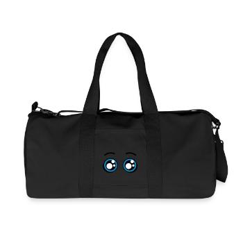 cute eyes - sweet eyes - Recycled Canvas Sports Bag by Stanley/Stella - black - Front