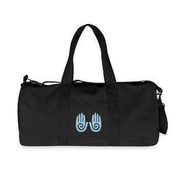 Énergie - Mains - Sac de sport en toile recyclée Stanley/Stella - noir - Devant