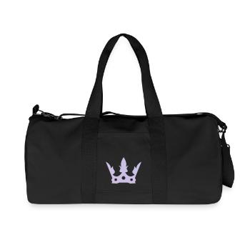 crown1 - Sac de sport en toile recyclée Stanley/Stella - noir - Devant