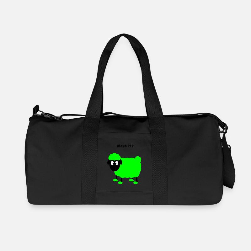 schafen - Recycelte Canvas-Sporttasche von Stanley/Stella - Schwarz
