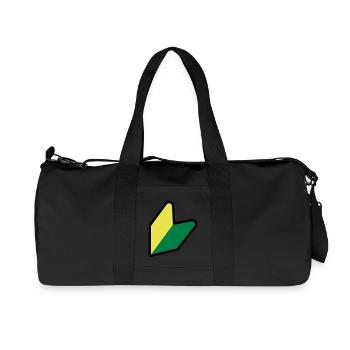 Soshinoya JDM - Sac de sport en toile recyclée Stanley/Stella - noir - Devant
