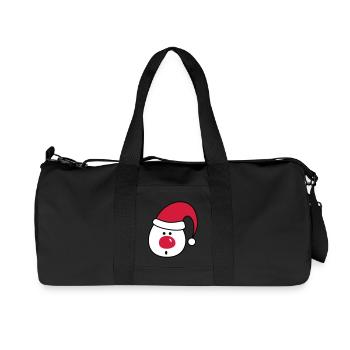 Nikolaus - Recycelte Canvas-Sporttasche von Stanley/Stella - Schwarz - Vorne