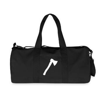 axt - Recycelte Canvas-Sporttasche von Stanley/Stella - Schwarz - Vorne