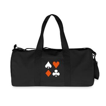 Poker - Recycled Canvas Sports Bag by Stanley/Stella - black - Front