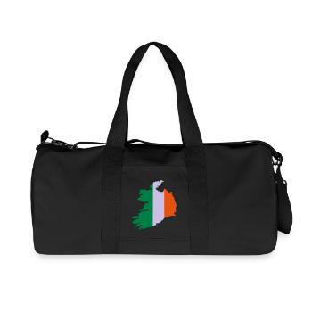 Ireland - Recycled Canvas Sports Bag by Stanley/Stella - black - Front