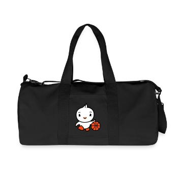 Bird Basketball Play Fun Ball Sports Dribbling - Recycled Canvas Sports Bag by Stanley/Stella - black - Front