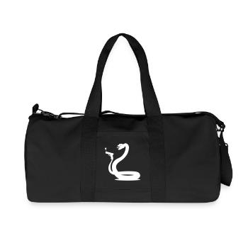 drôle de serpent - Sac de sport en toile recyclée Stanley/Stella - noir - Devant
