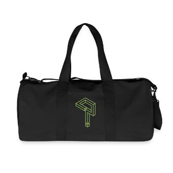 Impossible Figure 73A - Recycled Canvas Sports Bag by Stanley/Stella - black - Front