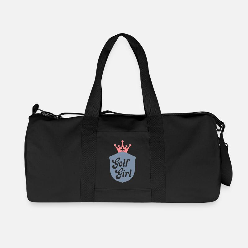 golf - Recycelte Canvas-Sporttasche von Stanley/Stella - Schwarz