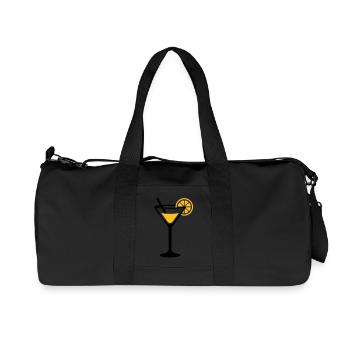 Cocktail - Recycled Canvas Sports Bag by Stanley/Stella - black - Front