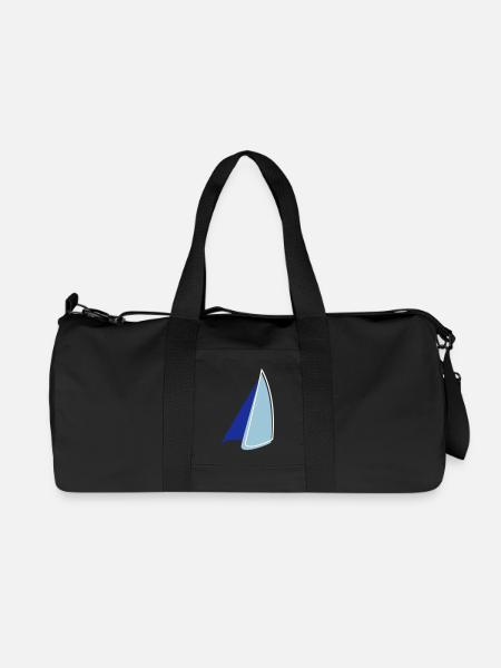 Segel Zweifarbig - Recycelte Canvas-Sporttasche von Stanley/Stella - Schwarz