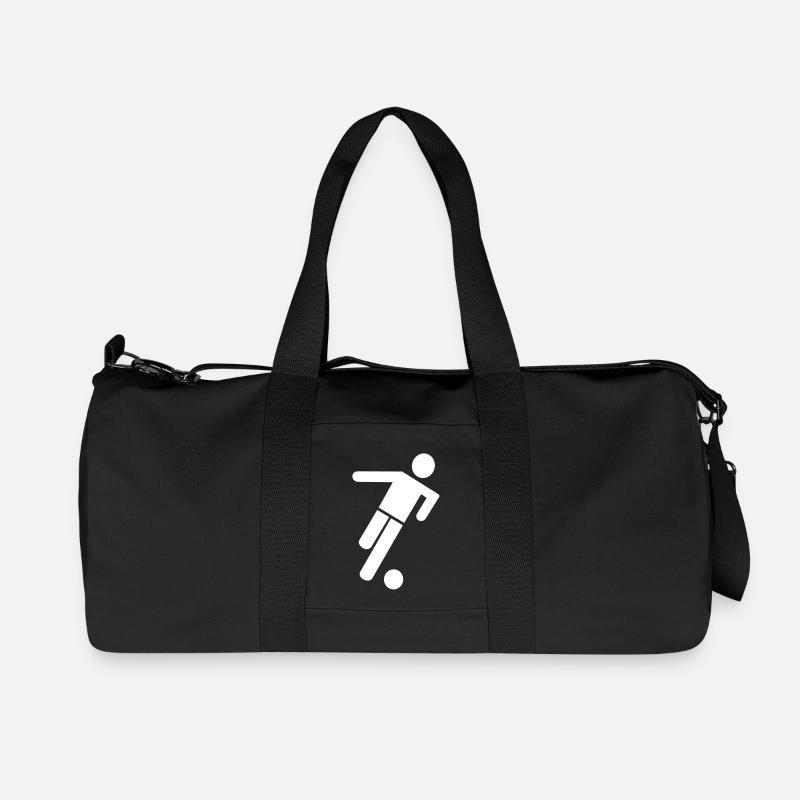 Fussball Spieler - Recycelte Canvas-Sporttasche von Stanley/Stella - Schwarz
