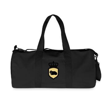 NHD emblème nain manteau de lapin de Lop de la - Sac de sport en toile recyclée Stanley/Stella - noir - Devant