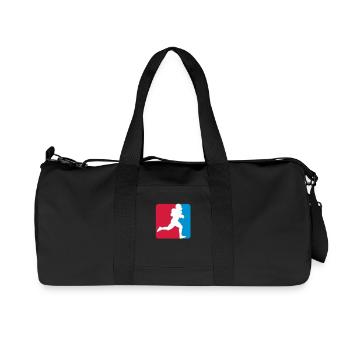 football_rugby_f3 - Recycled Canvas Sports Bag by Stanley/Stella - black - Front