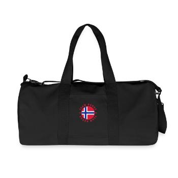 Norge Team Norway - Sac de sport en toile recyclée Stanley/Stella - noir - Devant