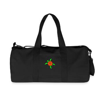 Turtle Basketball Play Club Ball Hobby - Recycled Canvas Sports Bag by Stanley/Stella - black - Front