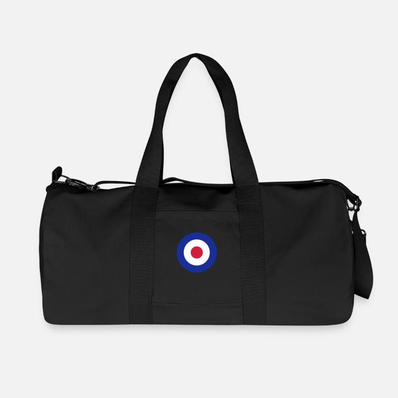 Mod Target - Recycelte Canvas-Sporttasche von Stanley/Stella - Schwarz
