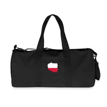 polen - Sac de sport en toile recyclée Stanley/Stella - noir - Devant