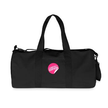 limited_edition_1f2 - Recycelte Canvas-Sporttasche von Stanley/Stella - Schwarz - Vorne