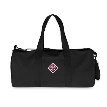 Kreuz von Jerusalem - Recycelte Canvas-Sporttasche von Stanley/Stella - Schwarz - Vorne