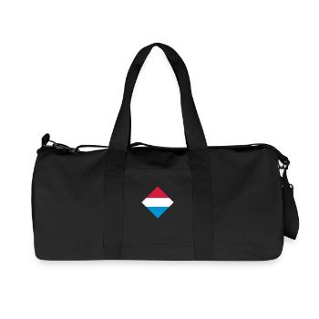 Luxembourg - Sac de sport en toile recyclée Stanley/Stella - noir - Devant