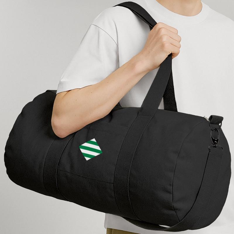 Vert et blanc Sac de sport en toile recyclée Stanley/Stella