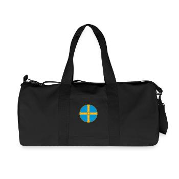 Wikinger - Recycelte Canvas-Sporttasche von Stanley/Stella - Schwarz - Vorne
